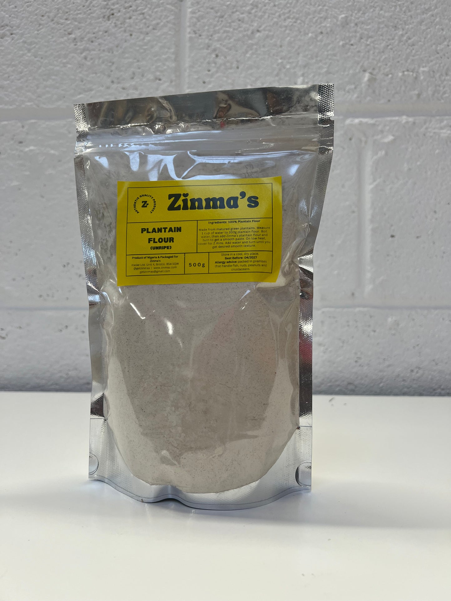 Zinma’s Plantain Flour