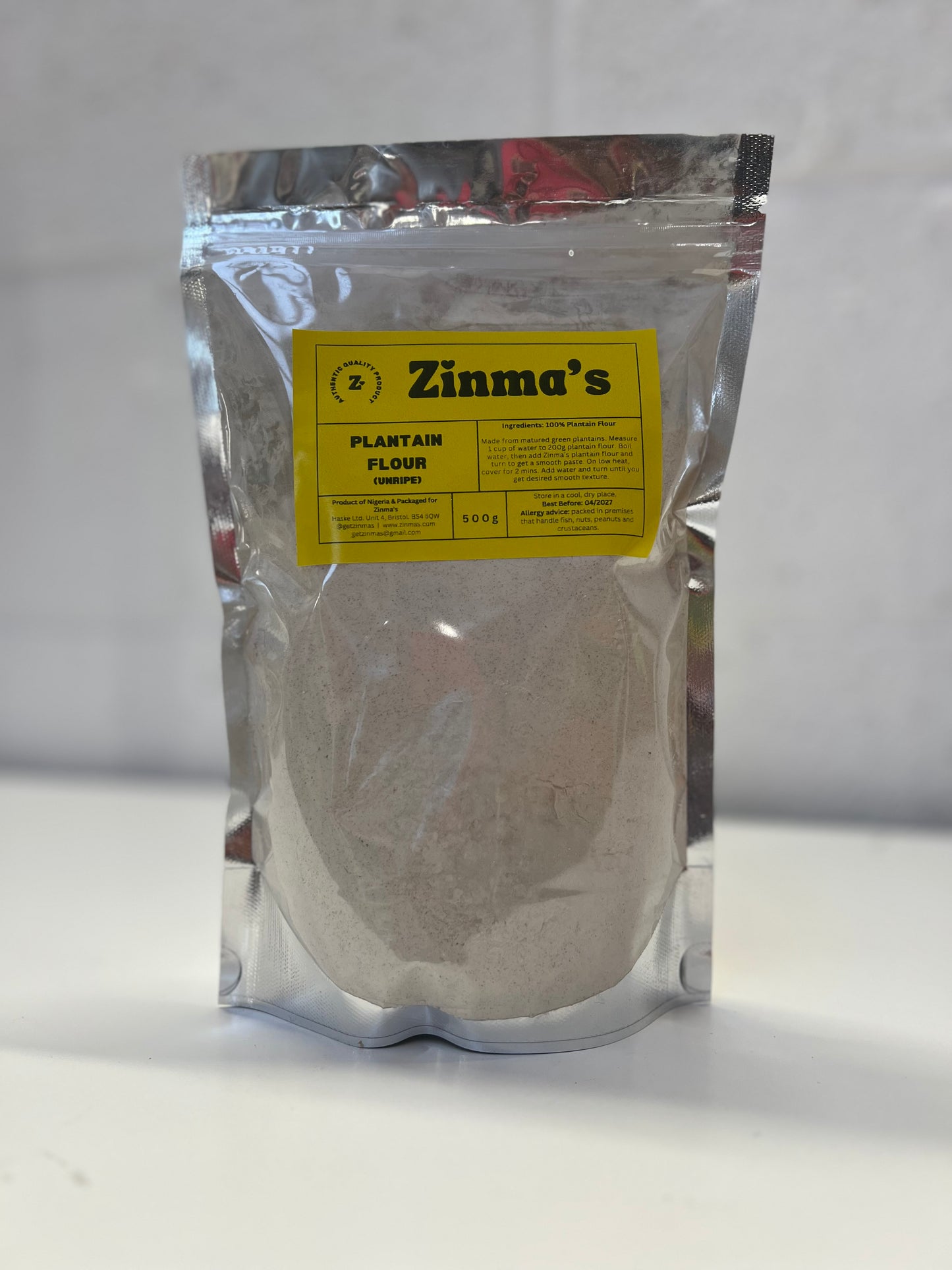 Zinma’s Plantain Flour