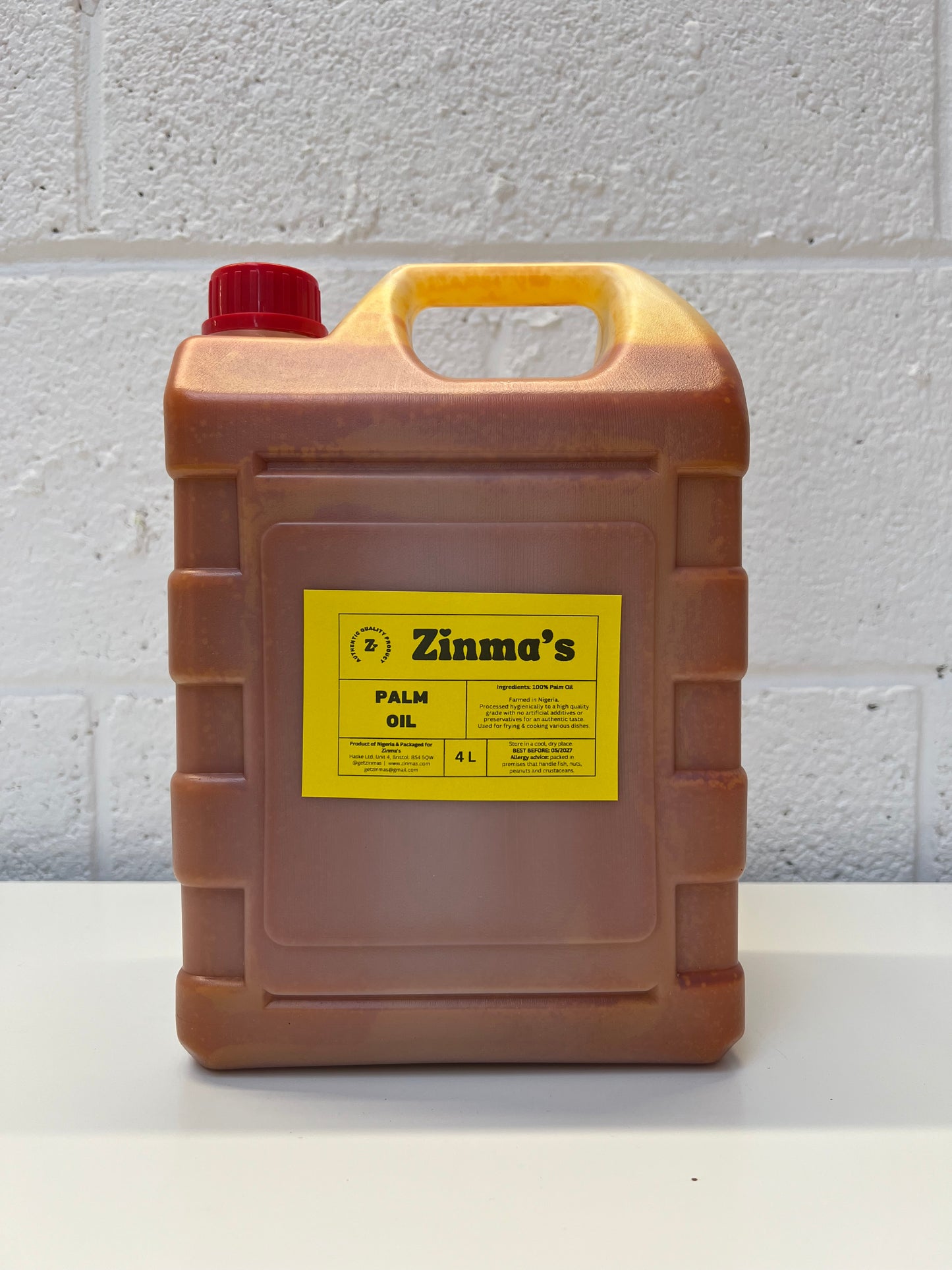 Zinma’s Palm Oil 4L