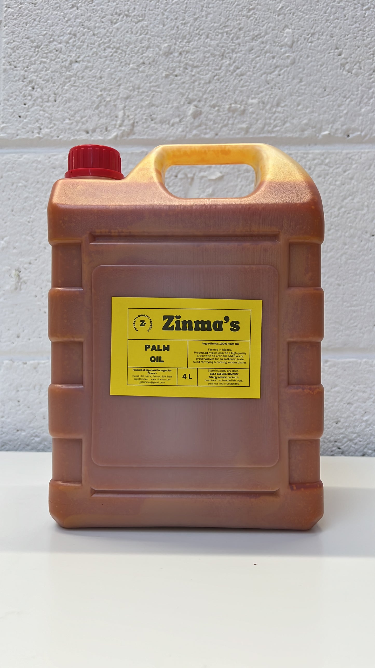 Zinma’s Palm Oil 4L