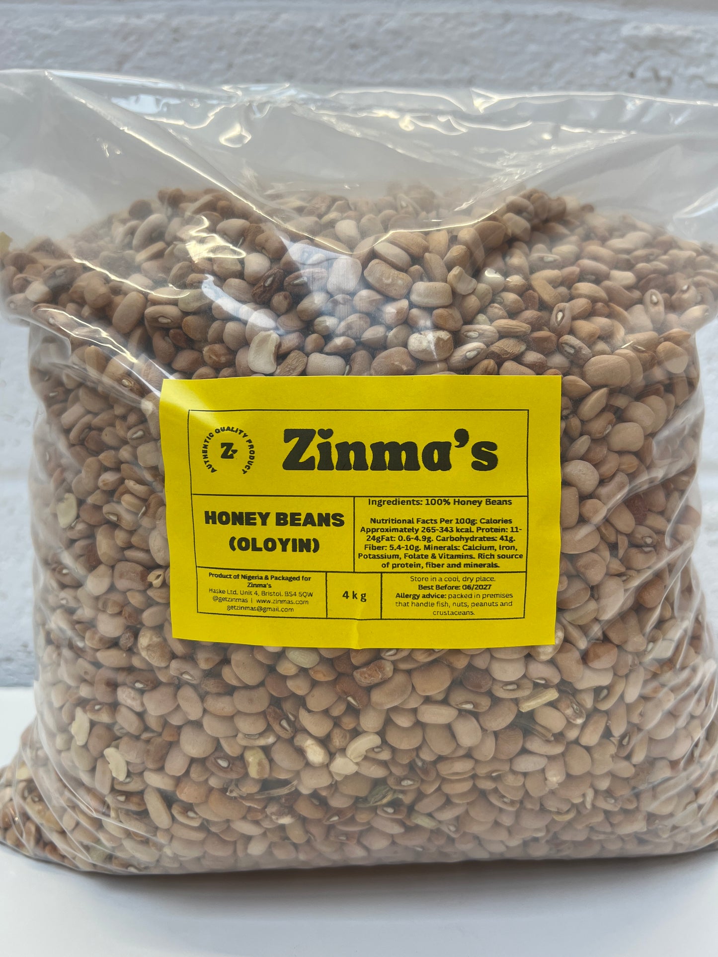 Zinma’s Honey Beans